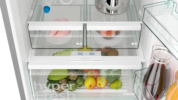 Siemens KG55NVIE0N Buzdolabı No Frost Inox - Resim 5