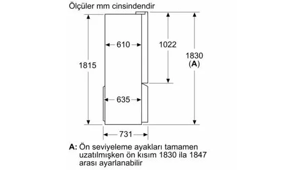 Siemens KF96NAXEA Buzdolabı No Frost İnox Gardırop Tipi - Resim 10