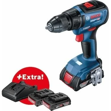BOSCH GSR 18V-50 Akülü Vidalama Makinesi 3*2,0 Ah ürün görseli