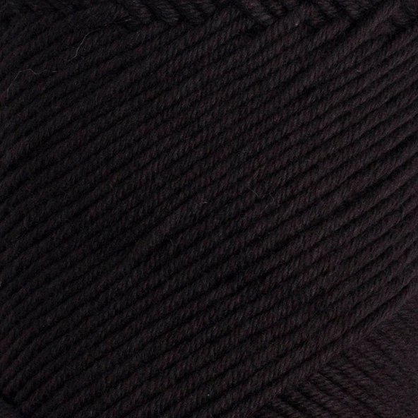 La Mia Baby Cotton Siyah El Örgü İpi - L006 - 33647 - Resim 2