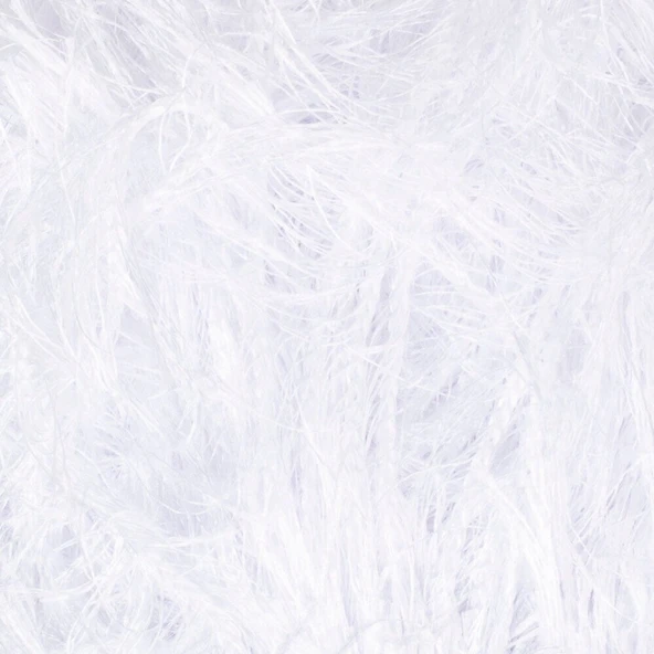 Loren Furry Beyaz El Örgü İpi - RF118 - 34067 - Resim 2