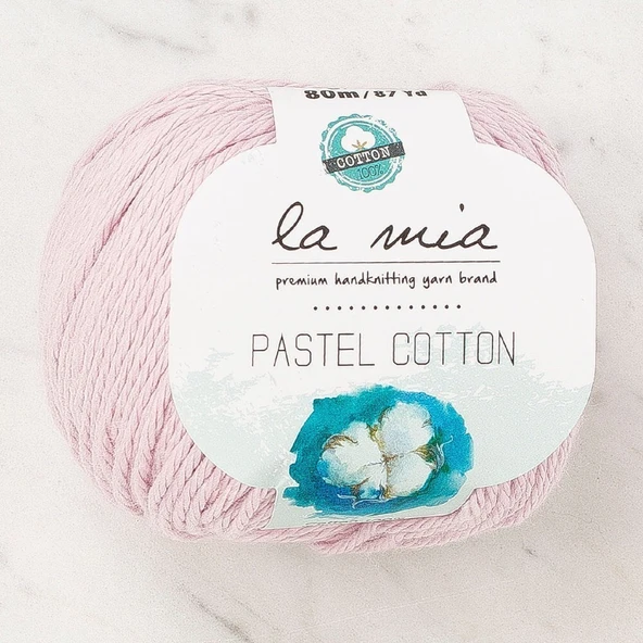 La Mia Pastel Cotton Lila El Örgü İpi - L181 - 33958 ürün görseli