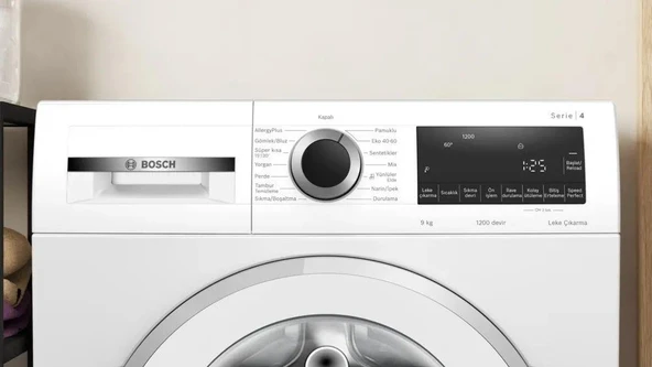 Bosch WGA242X3TR Çamaşır Makinesi 9 kg 1200 Devir Beyaz - Resim 2