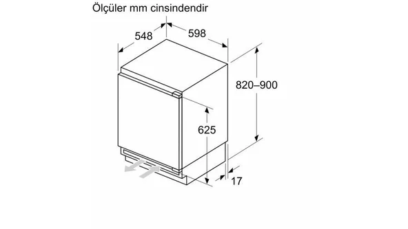 Siemens GU21NADE0 Derin Dondurucu Ankastre 3 Çekmeceli - Resim 7