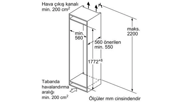 Siemens KI87SAFE0N Ankastre Buzdolabı - Resim 7