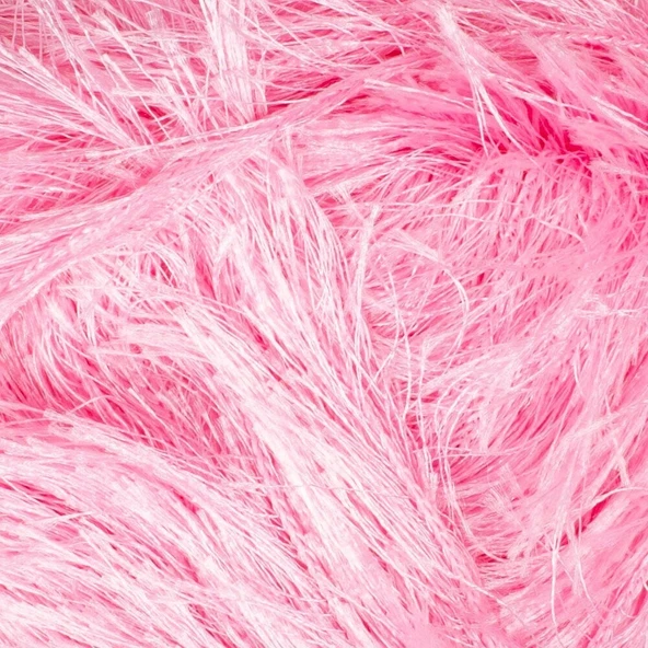 Loren Furry Pembe El Örgü İpi - RF014 - 34049 - Resim 2