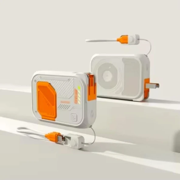 5i 1 Arada 10,000mAh Hızlı Şarj Kullanışlı Adaptörlü 4 Cihaz Uyumlu Powerbank - Resim 4