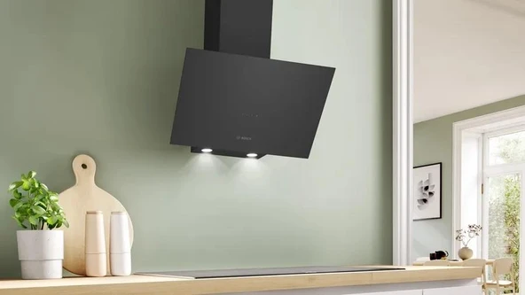 Bosch DWK64PJ60T Davlumbaz Duvar Tipi Siyah - 2