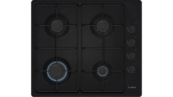 Bosch PBP6C6K80O Ocak Ankastre Gazlı Siyah ürün görseli