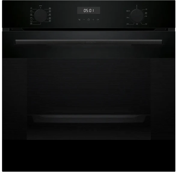Bosch HUA717BA0T Ankastre Fırın Buhar Destekli Siyah