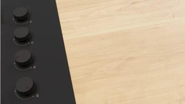 Profilo OE37P6P10D Ocak Ankastre Gazlı Sert Cam Siyah - Resim 2