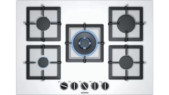 Siemens EP7A2QB20 Ocak Ankastre Wok Gözlü Beyaz Cam 75 cm ürün görseli