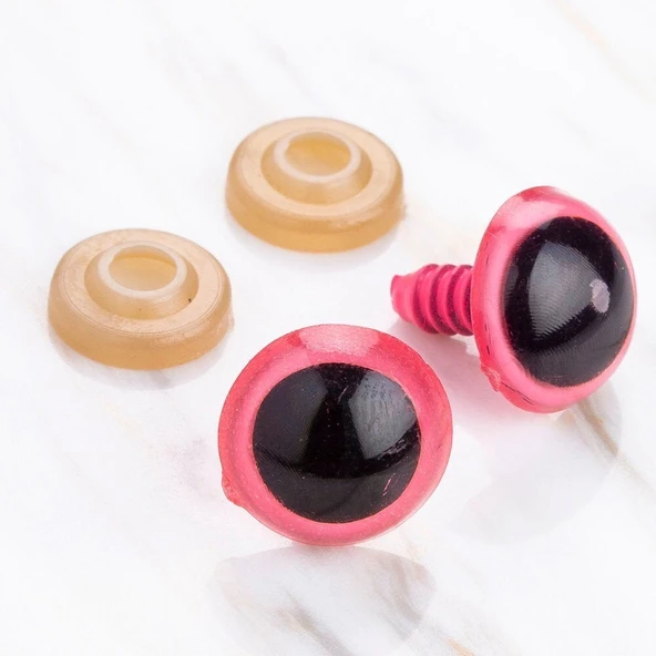 Loren 16 mm Pembe 5 Çift Amigurumi Göz ürün görseli