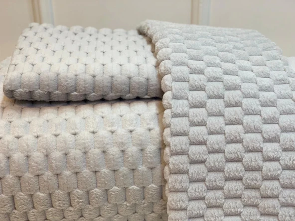 NİVEMESHOME GRİ POLO ÇİFT KİŞİLİK YATAK ÖRTÜSÜ SETİ ÖZDİLEK - Resim 2