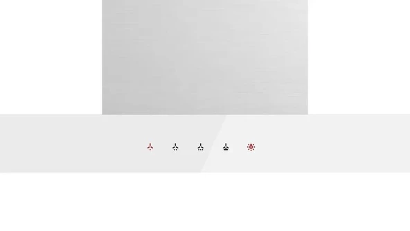 Bosch DWB67BK20T Davlumbaz Duvar Tipi Beyaz - 2