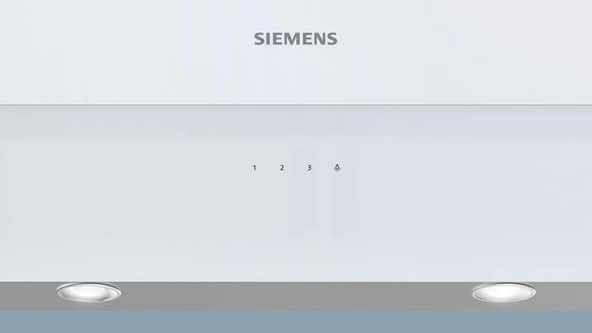 Siemens LC95KA270T Davlumbaz 90 cm Beyaz Cam - Resim 3