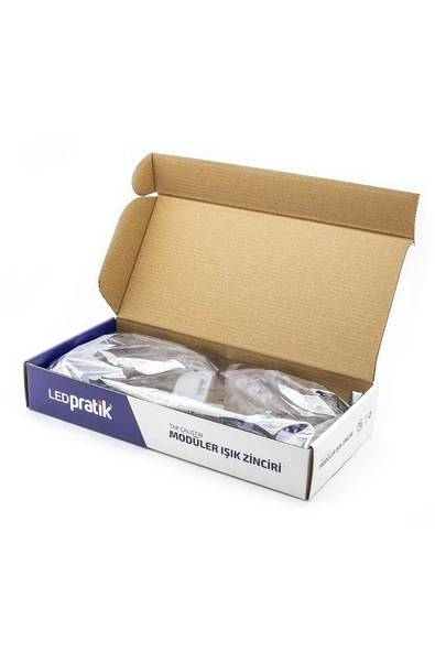 Led Pratik Su Geçirmez Işık Zinciri 4.5 Mt Doğal Beyaz Işık