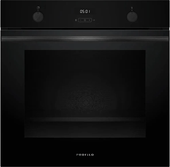 Profilo FXSA243S Ankastre Fırın Buhar Destekli Siyah ürün görseli