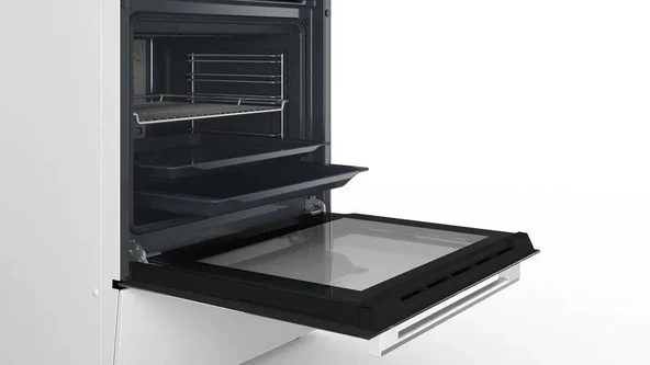 Bosch HXR390H21T Fırın Solo Gazlı Elektrikli Beyaz - 4