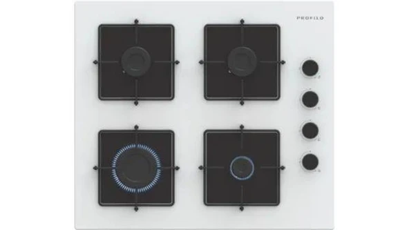 Profilo OE36K2P10D Ocak Ankastre Gazlı Sert Cam Beyaz ürün görseli