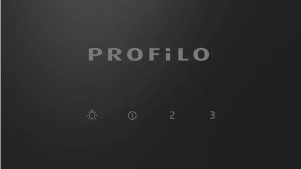 Profilo DVK6J360 Davlumbaz Duvar Tipi Siyah Cam - Resim 3