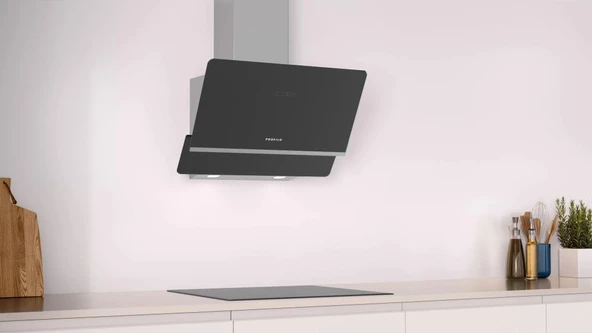 Profilo DVK6J661 Davlumbaz Duvar Tipi Siyah Cam - Resim 5