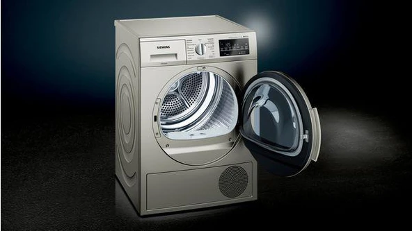 Siemens WT45W41STR Çamaşır Kurutma Makinesi 8 kg A++ Gri Isı Pompalı - Resim 3
