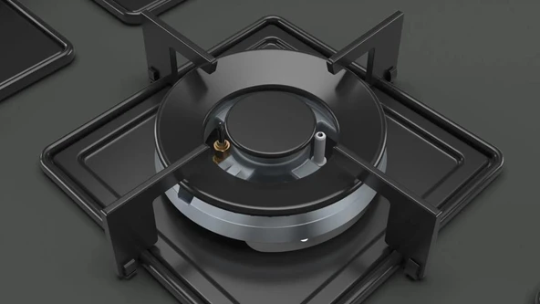 Siemens EN7B9QO12O Ankastre Ocak Wok Gözlü Antrasit Cam - Resim 5