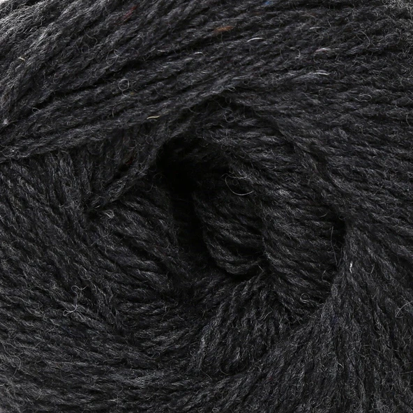 La Mia Re-Tweed Koyu Gri Melanj El Örgü İpi - L158 - Resim 3