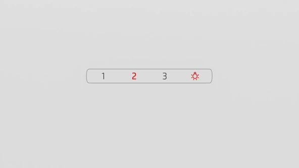 Profilo DVK8J621 Davlumbaz  Duvar Tipi Beyaz Cam Yüzey - Resim 2