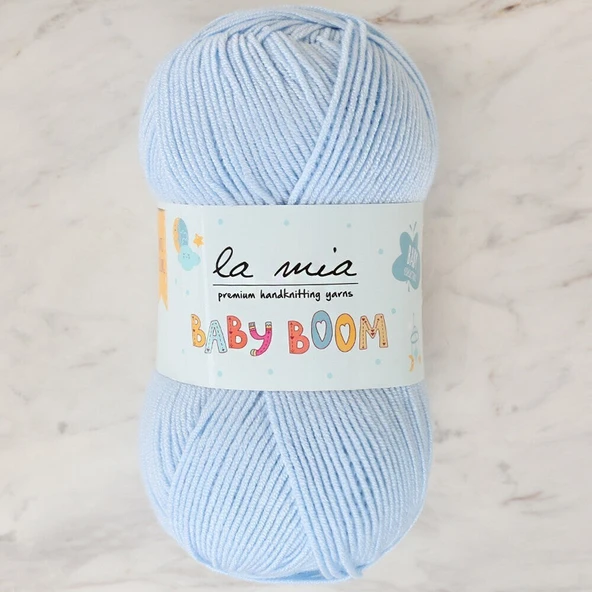 La Mia Baby Boom Bebe Mavi El Örgü İpi - 544 - 34144 ürün görseli