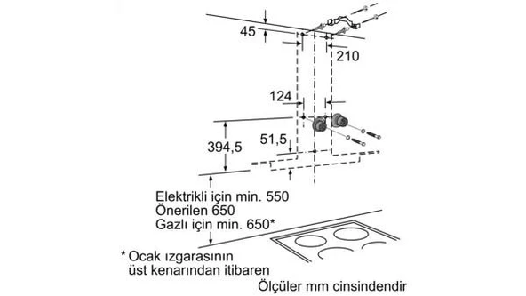 Siemens LC98GA542 Davlumbaz Inox Duvar Tipi 90 cm - Resim 6