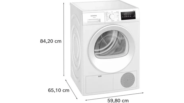 Siemens WT00H201TR  Kurutma Makinesi Isı Pompalı - Resim 5
