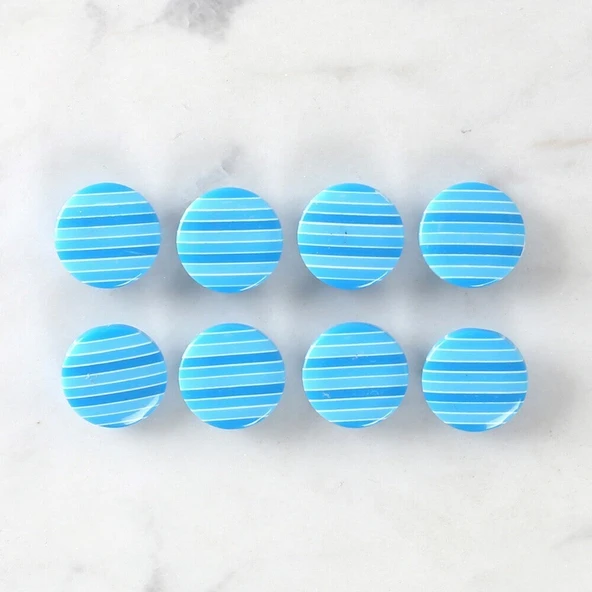 Loren Crafts 8'li Desenli Düğme - 1099 - Resim 2