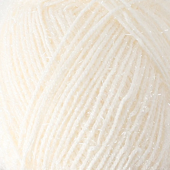 LOREN SILVER BEYAZ EL ÖRGÜ İPİ - RS0064 - 34070 - Resim 2