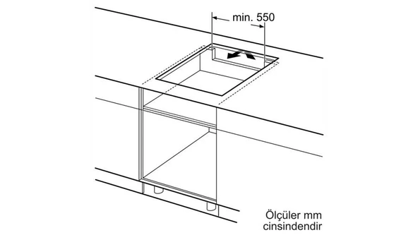 Bosch PUE611BB5E Ocak Ankastre Seramik İndüksiyonlu Siyah - Resim 7