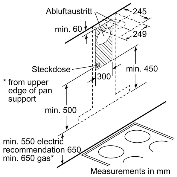Siemens LC95BBC50T Davlumbaz Duvar Tipi Paslanmaz Çelik 90 cm - Resim 2