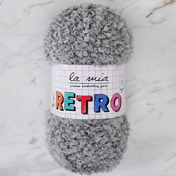 La Mia RETRO Gri El Örgü İpi - LM6805 ürün görseli