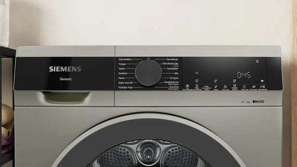 Siemens WQ41G20TTR Çamaşır Kurutma Makinesi 9 kg Gümüş ürün görseli