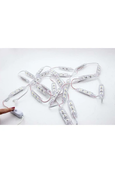 Led Pratik Su Geçirmez Işık Zinciri 4.5 Mt Doğal Beyaz Işık - 3