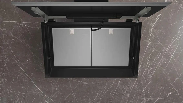 Siemens LC91KLT60 Davlumbaz Duvar Tipi Siyah Cam - Resim 6