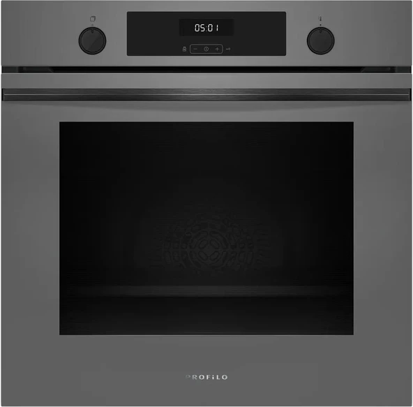 Profilo FXSA243F Ankastre Fırın Buhar Destekli Platin Gri