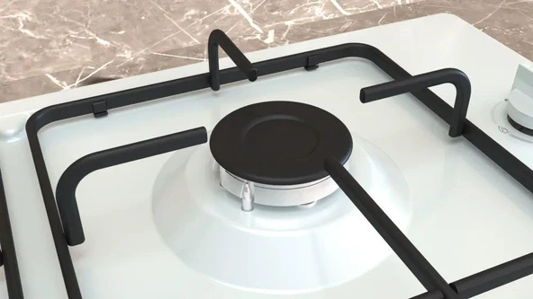 Siemens EB6C2PK80O Ocak Ankastre Gazlı Emaye Beyaz - Resim 5