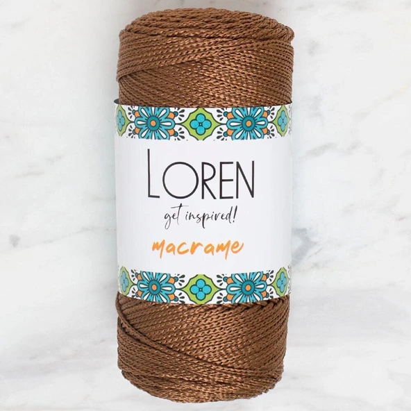 Loren Macrame Kahverengi El Örgü İpi - RM 0200 - 34349 ürün görseli