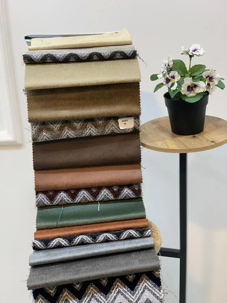 NİVEMESHOME SÜTLÜ KAHVE GRİ ELYAF DOLGULU KIRLENT KILIFI 45X45 - 4