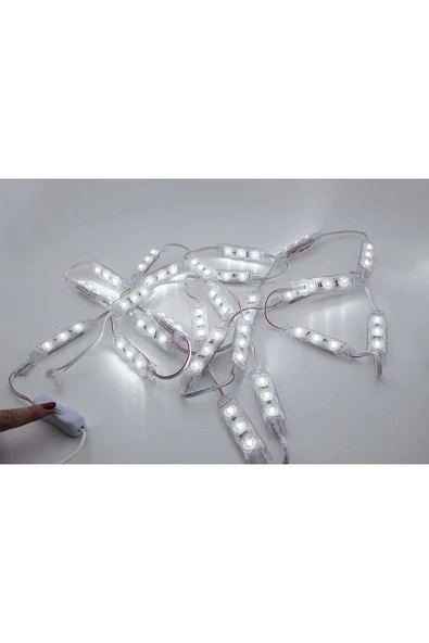 Led Pratik Su Geçirmez Işık Zinciri 4.5 Mt Doğal Beyaz Işık - 4