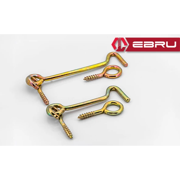 Ebru Maymuncuk, Kapı Pencere Halkalı Çengel, Kanca Kilit 50 - 100 Adet