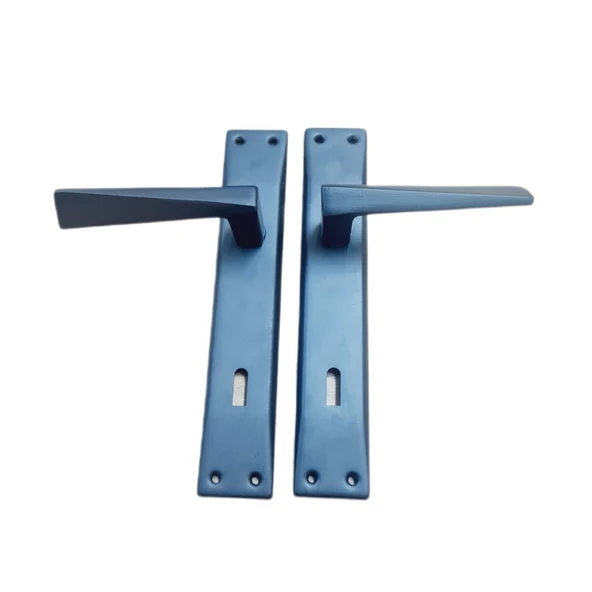 Max penta  Aynalı Mat Siyah Oda Kapı Kolu – Modern ve Zarif Tasarım / 2 takım - Resim 4