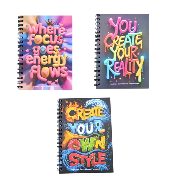 Gıpta Pro Block Yaprak Karton Kapak Spiralli Not Defteri A6 80 Çizgisiz (7677) - Resim 3