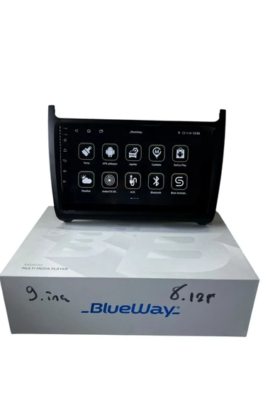WW Polo 2009-2016 BLUEWAY 8-128 TAM PROFESYONEL OEM MULTİMEDİA - 2